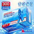 GTT Blue Nitrile Exam Gloves 4 Mil,Powder-Free Disposable Gloves for Medical, First Aid,Cleaning Food Prep, Tattoo,Cooking（副本）