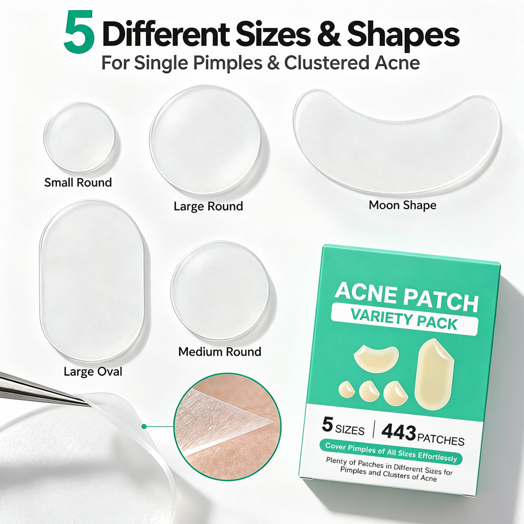 GTT Invisible Acne Patches — Hydrocolloid, Wear Under Makeup