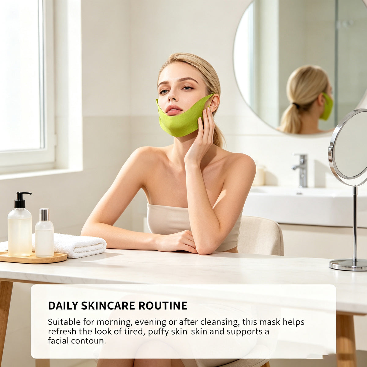 GTT Cooling V-Up Mask — Your 5-Minute Morning De-Puff Ritual