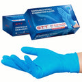 GTT Blue Nitrile Gloves, 4 Mil Disposable Gloves, Powder-Free & Latex-Free, 200 Count for Cleaning, Gardening, Pet Care, Crafts and More